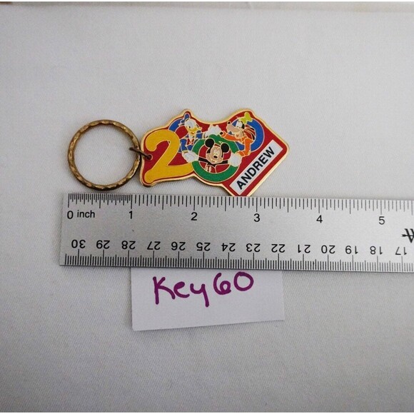 Personalized Walt Disney World 2000 Andrew Souvenir Keychain - Picture 4 of 5